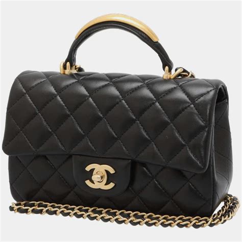 top handle bag chanel|25cm chanel flap bag.